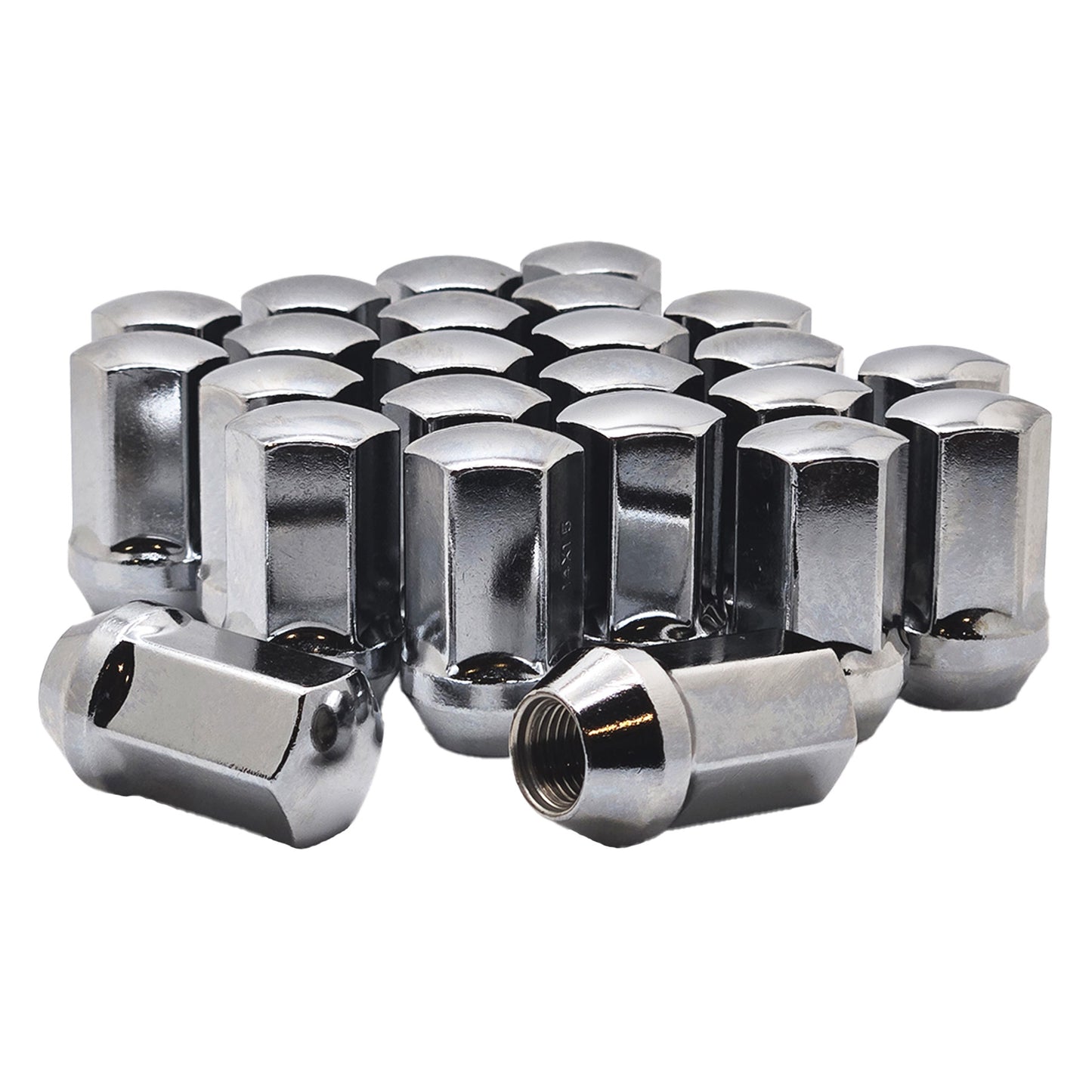 Chevy Silverado, GMC Sierra, Cadillac Escalade 14x1.5 Large Seat 7/8" Hex OE Replacement Lug Nuts