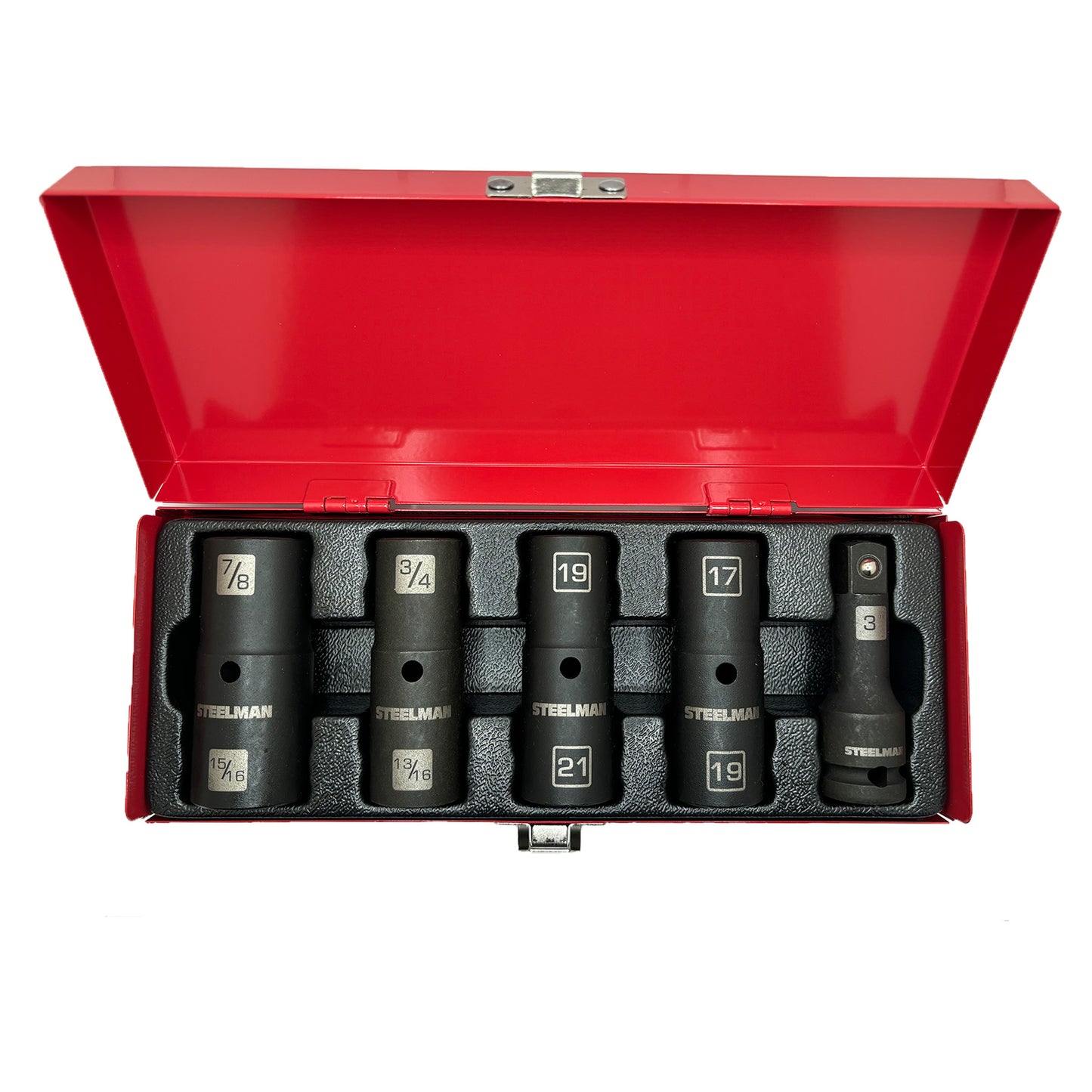 1/2" Drive 5 piece flip socket set